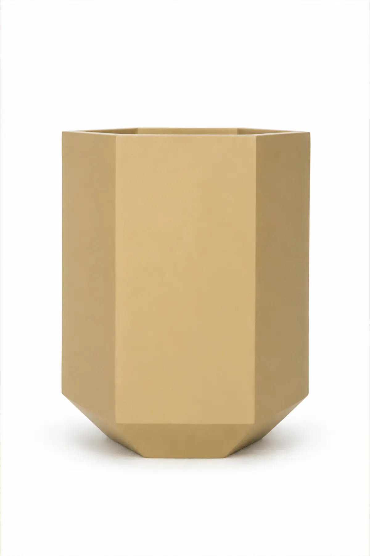 HONEYCOMB hex-faceted FRP planter